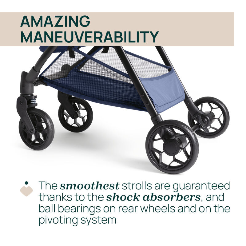 Urbino Royal Blue Stroller image number 5